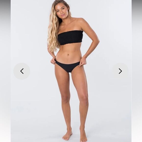 NWOT Ripcurl Classic Surf Full Coverage Bikini Bottom XL Reversible Blue - Picture 16 of 16